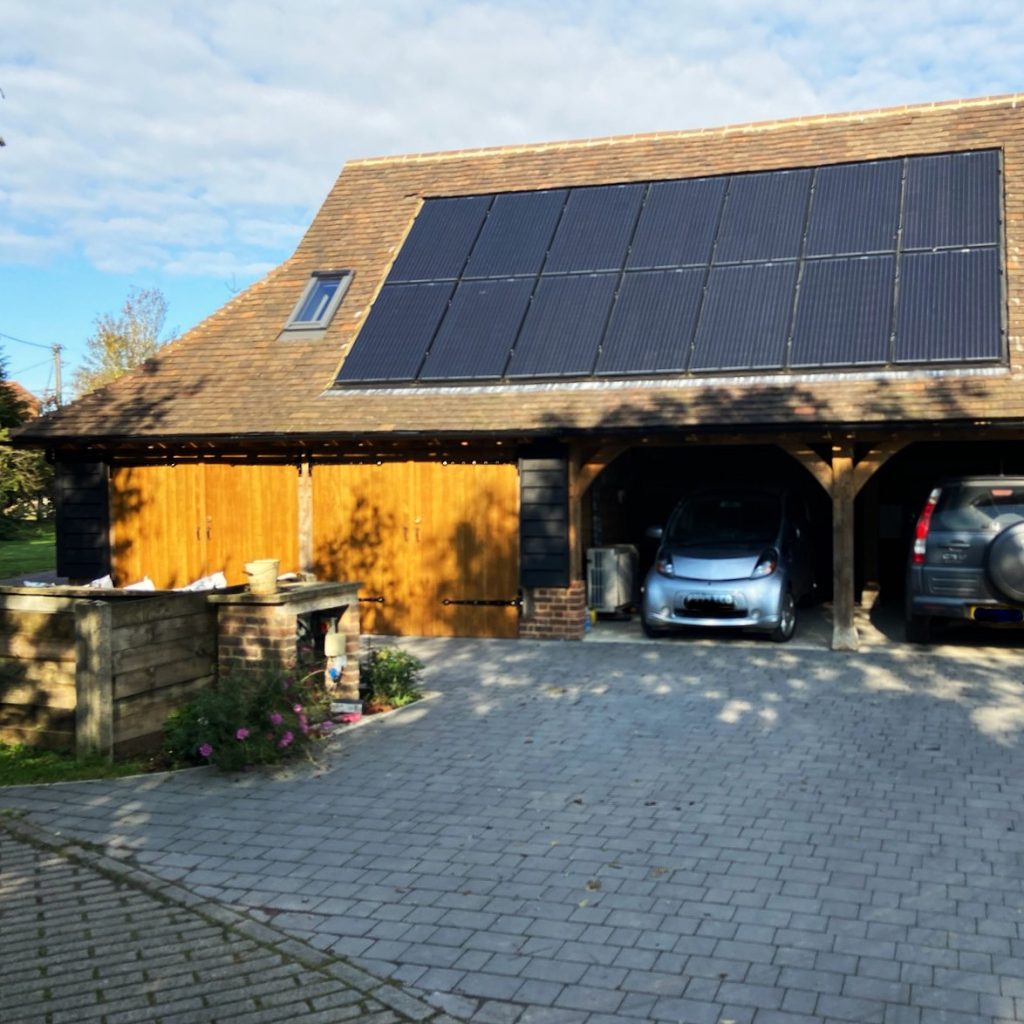 mistletoe cottage stelling minnis canterbury exterior new build architecture