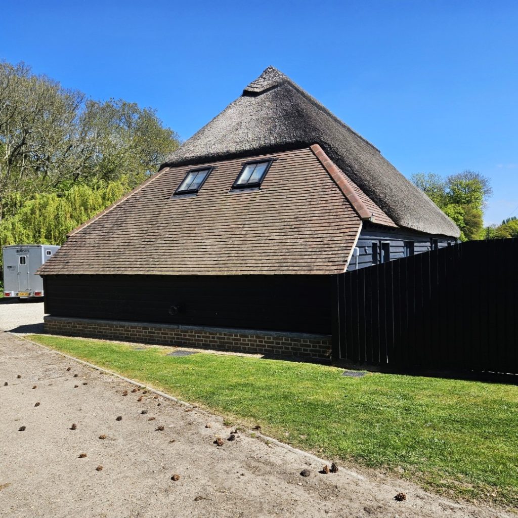 south lodge barn stelling minnis exterior listed building