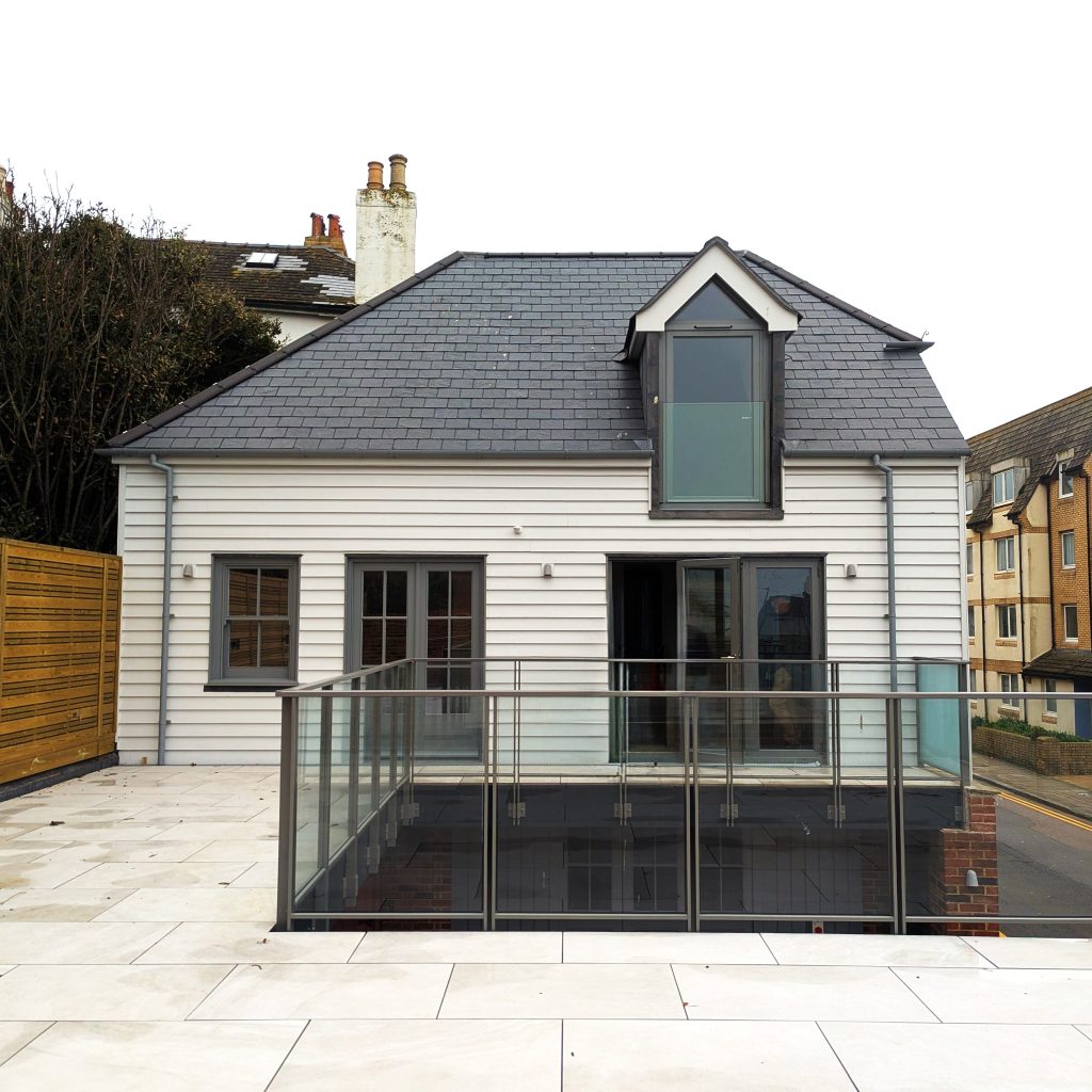 sandgate road folkestone new build terrace exterior