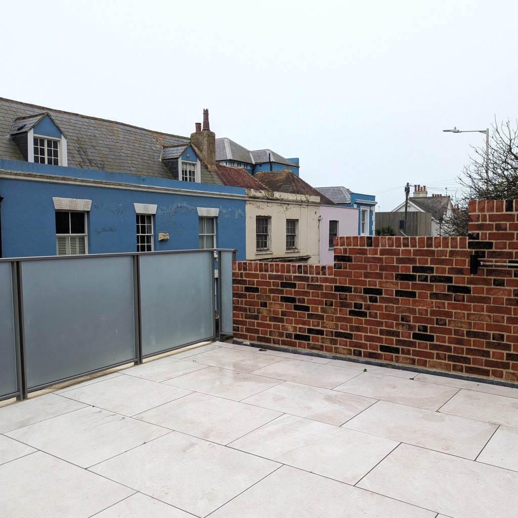 sandgate road folkestone new build terrace exterior