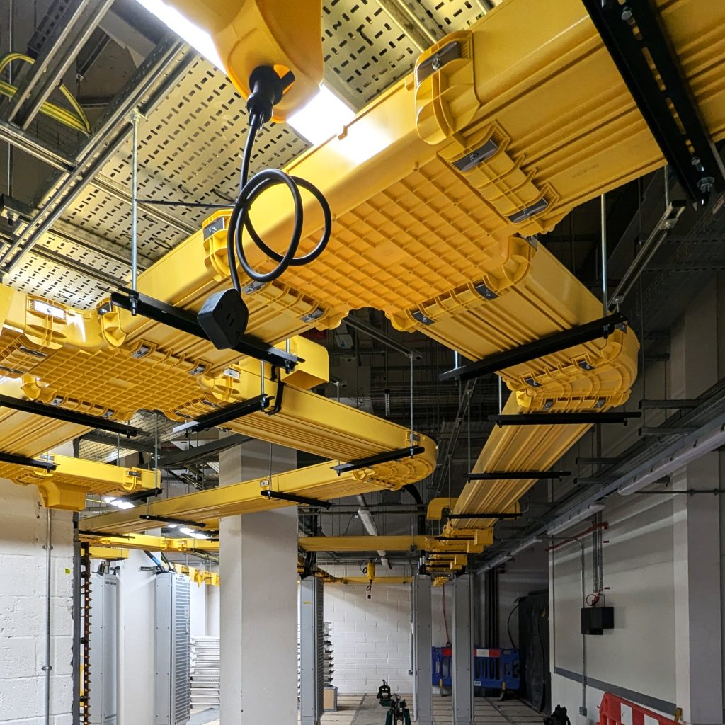 poplar data centre london construction interior