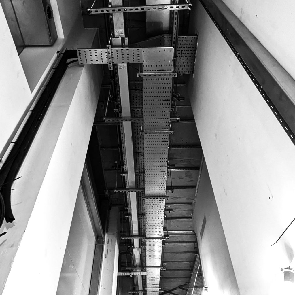 poplar data centre london construction vents interior