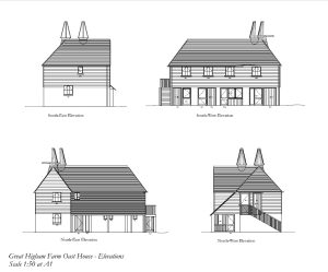 great higham farmyard design CAD drawings elevations