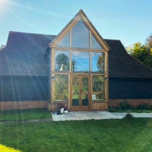 mistletoe cottage stelling minnis canterbury exterior new build architecture