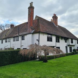 Popes Hall Grade II Listed Wealden Hall house exterior